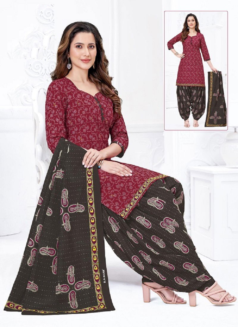 B B Shah Nayraa Vol 6 Printed Cotton Dress Material
